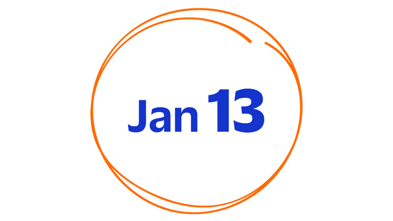 Date - January 13